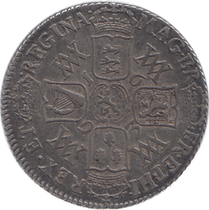 1693 SILVER SHILLING WILLIAM AND MARY ( GVF ) - SHILLING - Cambridgeshire Coins