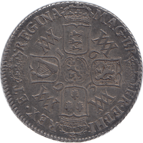 1693 SILVER SHILLING WILLIAM AND MARY ( GVF ) - SHILLING - Cambridgeshire Coins