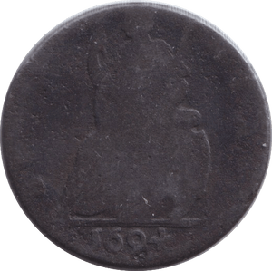 1694 FARTHING ( FAIR ) 13 - FARTHING - Cambridgeshire Coins