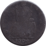 1694 FARTHING ( FAIR ) 13 - FARTHING - Cambridgeshire Coins