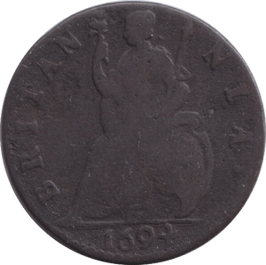 1694 FARTHING ( GF ) - FARTHING - Cambridgeshire Coins