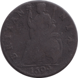 1694 FARTHING ( GF ) - FARTHING - Cambridgeshire Coins