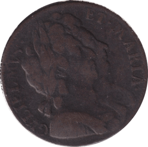 1694 HALF PENNY ( FINE ) - HALFPENNY - Cambridgeshire Coins