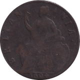1694 HALF PENNY ( FINE ) - HALFPENNY - Cambridgeshire Coins