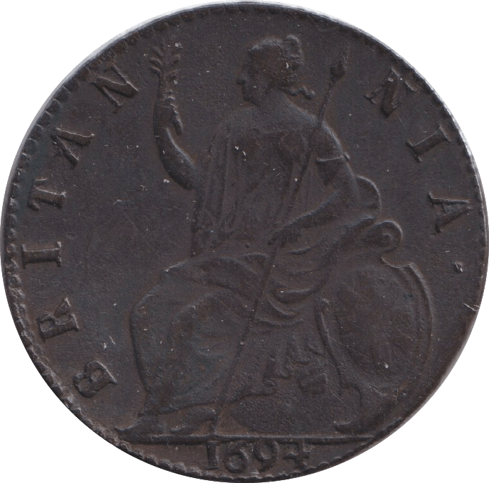 1694 HALFPENNY ( VF ) - HALFPENNY - Cambridgeshire Coins