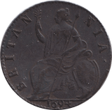 1694 HALFPENNY ( VF ) - HALFPENNY - Cambridgeshire Coins