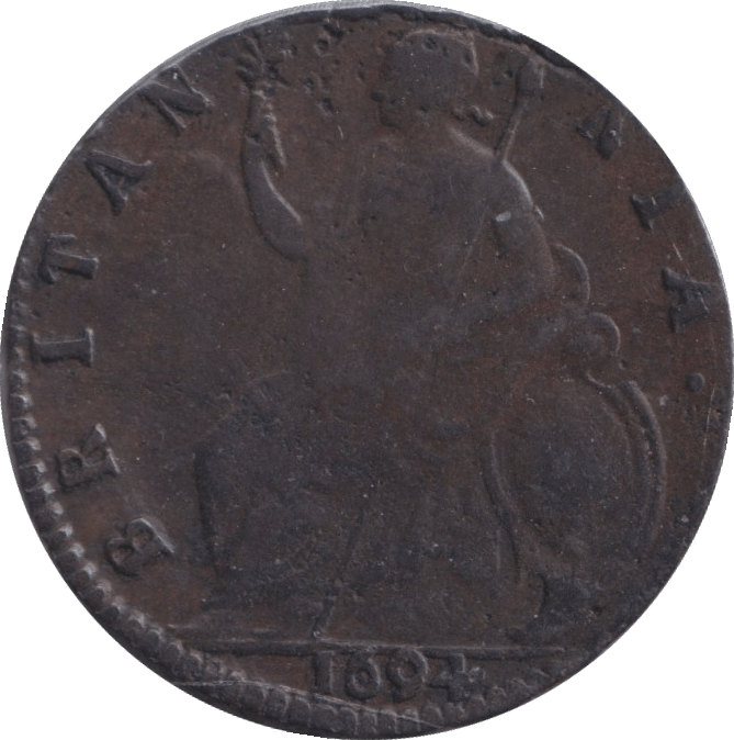 1694 HALFPENNY ( VF ) - HALFPENNY - Cambridgeshire Coins