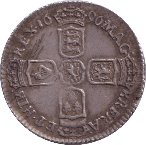 1694 SIXPENCE ( VF ) - SIXPENCE - Cambridgeshire Coins