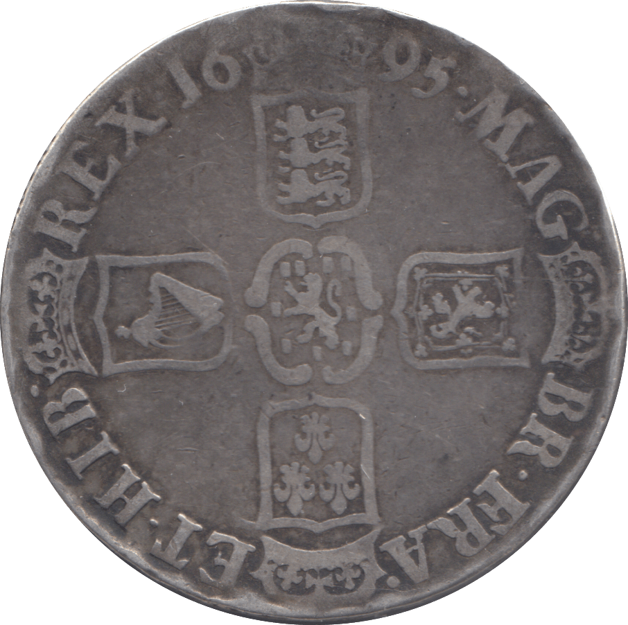 1695 CROWN ( F ) - CROWN - Cambridgeshire Coins