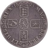 1695 CROWN ( FINE ) - CROWN - Cambridgeshire Coins