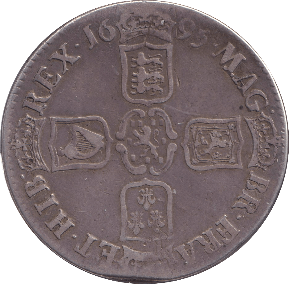 1695 CROWN ( GF ) - CROWN - Cambridgeshire Coins