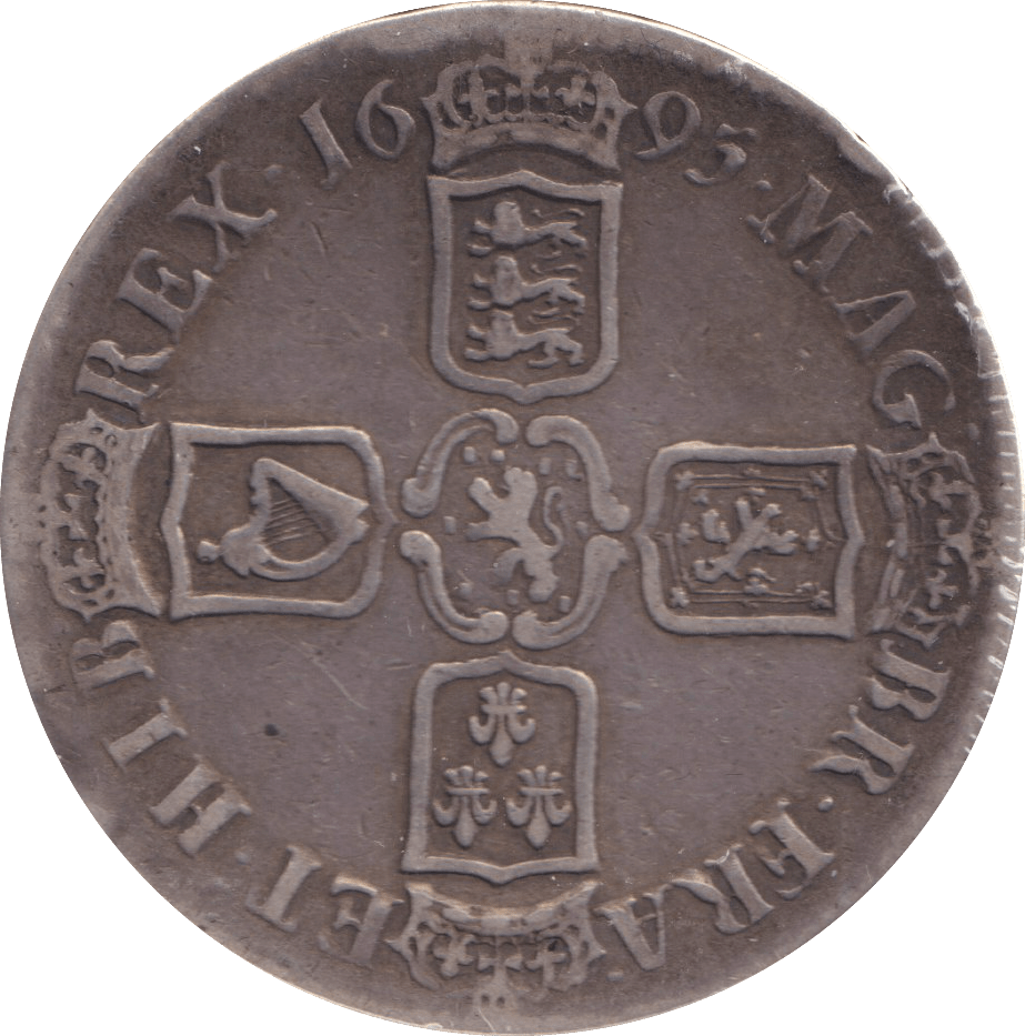 1695 CROWN ( GF ) - CROWN - Cambridgeshire Coins