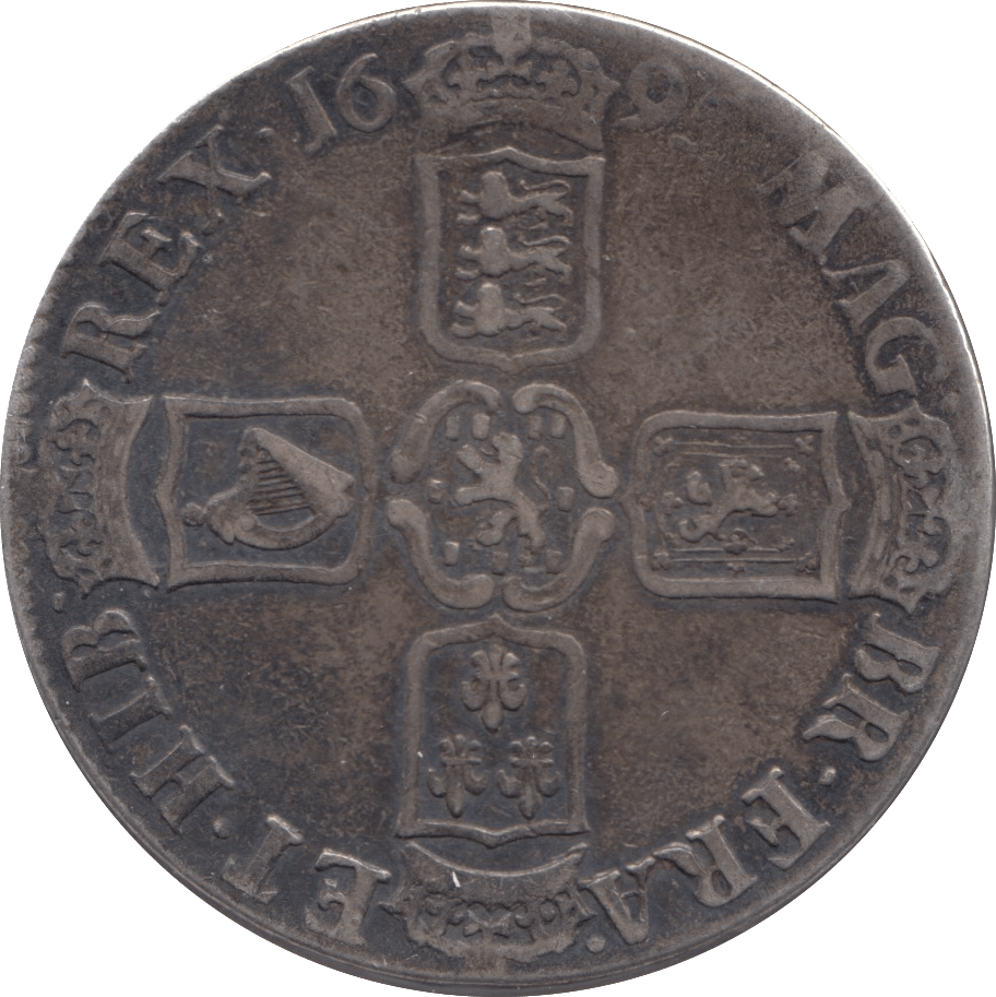 1695 CROWN ( GF ) - CROWN - Cambridgeshire Coins
