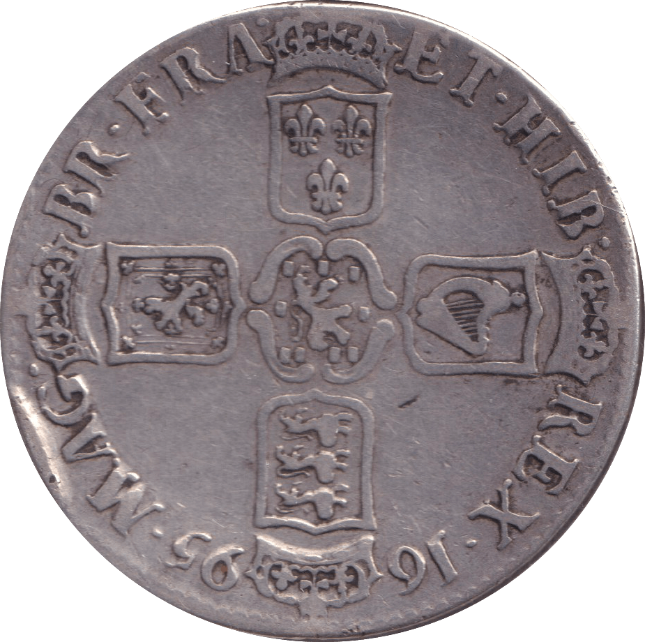 1695 CROWN ( GF ) - CROWN - Cambridgeshire Coins