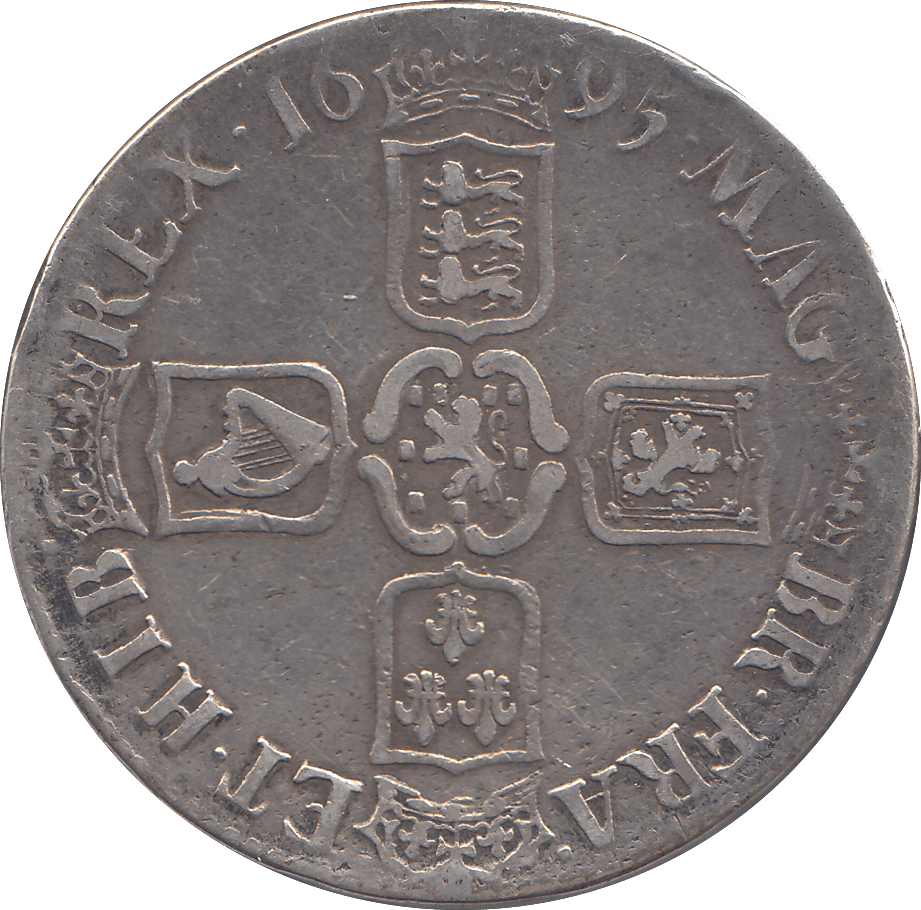 1695 CROWN ( GF ) OCTAVO - CROWN - Cambridgeshire Coins