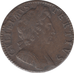 1695 FARTHING ( GVF ) - FARTHING - Cambridgeshire Coins