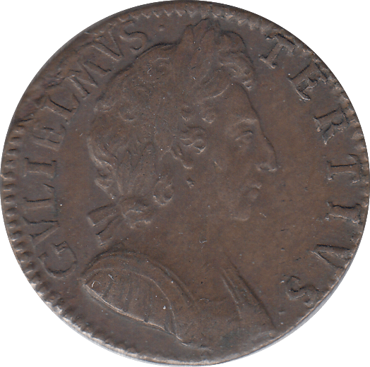 1695 FARTHING ( GVF ) - FARTHING - Cambridgeshire Coins