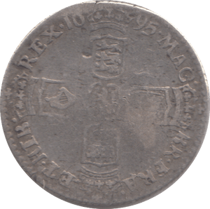 1695 SIXPENCE ( FINE ) - SIXPENCE - Cambridgeshire Coins