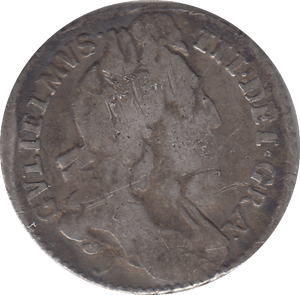 1696 6 PENCE ( FINE ) - WORLD COINS - Cambridgeshire Coins