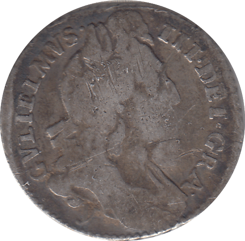 1696 6 PENCE ( FINE ) - WORLD COINS - Cambridgeshire Coins