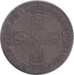 1696 CHESTER SIXPENCE ( FINE ) - SIXPENCE - Cambridgeshire Coins