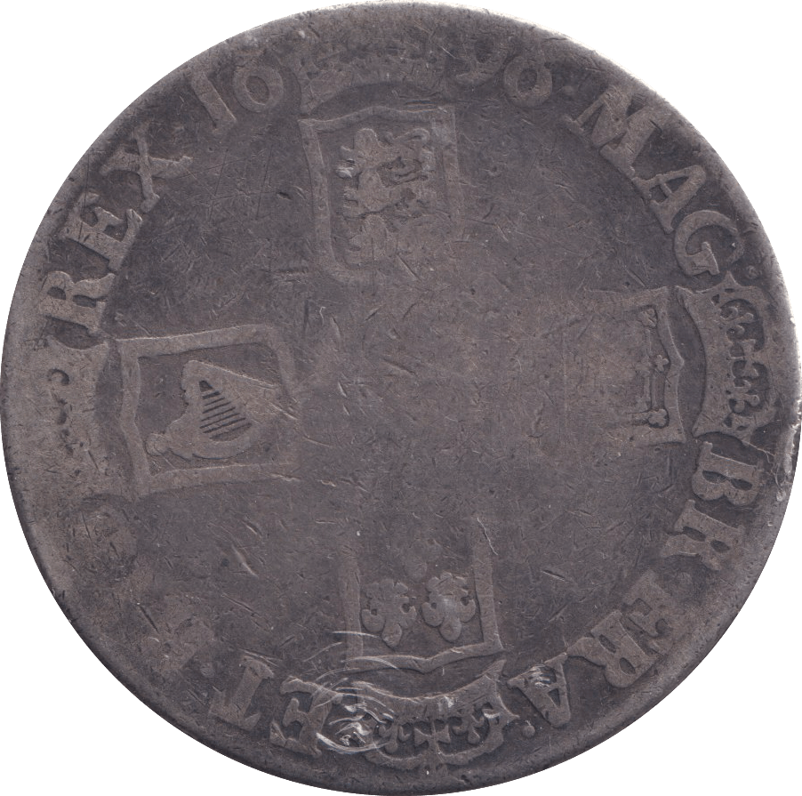 1696 CROWN 6 ( FAIR ) - CROWN - Cambridgeshire Coins