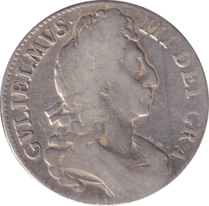 1696 CROWN B ( FINE ) - CROWN - Cambridgeshire Coins