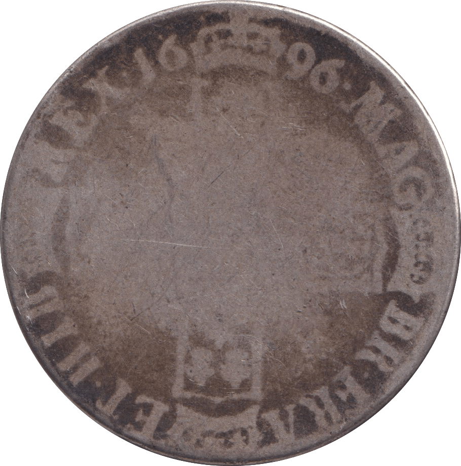 1696 CROWN ( F ) - CROWN - Cambridgeshire Coins
