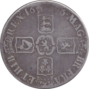 1696 CROWN ( FINE ) - CROWN - Cambridgeshire Coins