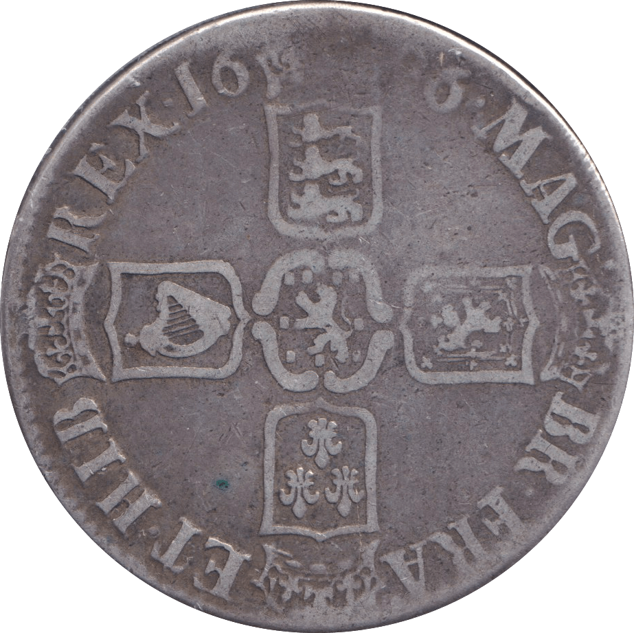 1696 CROWN ( FINE ) - CROWN - Cambridgeshire Coins
