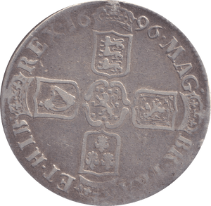 1696 CROWN ( FINE ) - CROWN - Cambridgeshire Coins