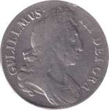1696 CROWN ( FINE ) - CROWN - Cambridgeshire Coins
