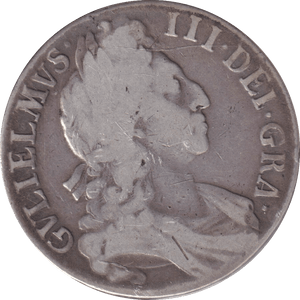 1696 CROWN ( FINE ) - CROWN - Cambridgeshire Coins
