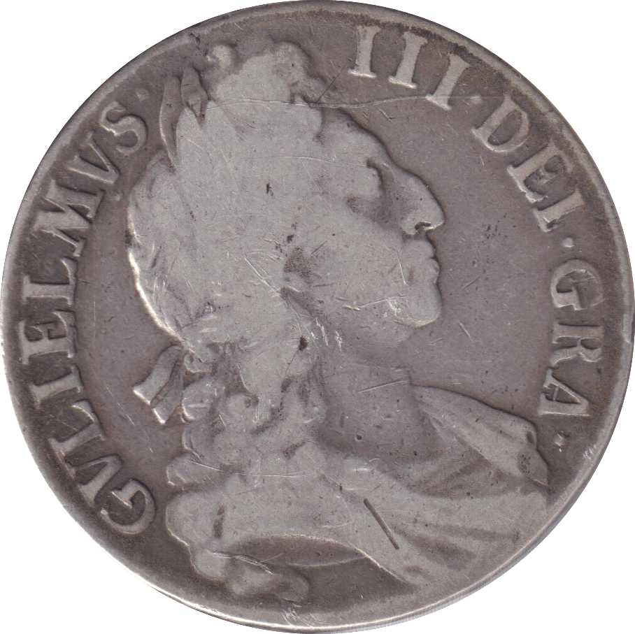 1696 CROWN ( FINE ) - CROWN - Cambridgeshire Coins