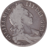 1696 CROWN ( FINE ) - CROWN - Cambridgeshire Coins