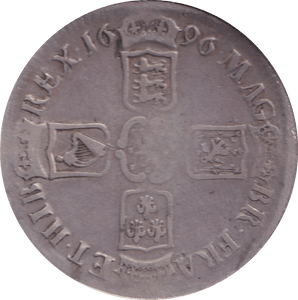 1696 CROWN ( FINE ) - CROWN - Cambridgeshire Coins