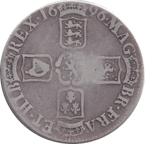 1696 CROWN ( FINE ) - CROWN - Cambridgeshire Coins