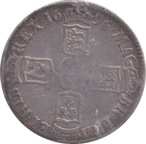 1696 CROWN ( FINE ) - CROWN - Cambridgeshire Coins