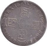 1696 CROWN ( FINE ) - CROWN - Cambridgeshire Coins