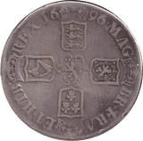 1696 CROWN ( FINE ) - CROWN - Cambridgeshire Coins