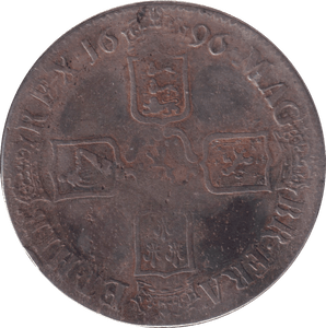 1696 CROWN ( GF ) - CROWN - Cambridgeshire Coins