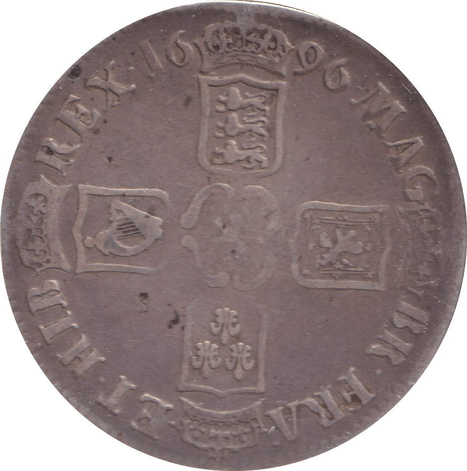 1696 CROWN ( GF ) - CROWN - Cambridgeshire Coins