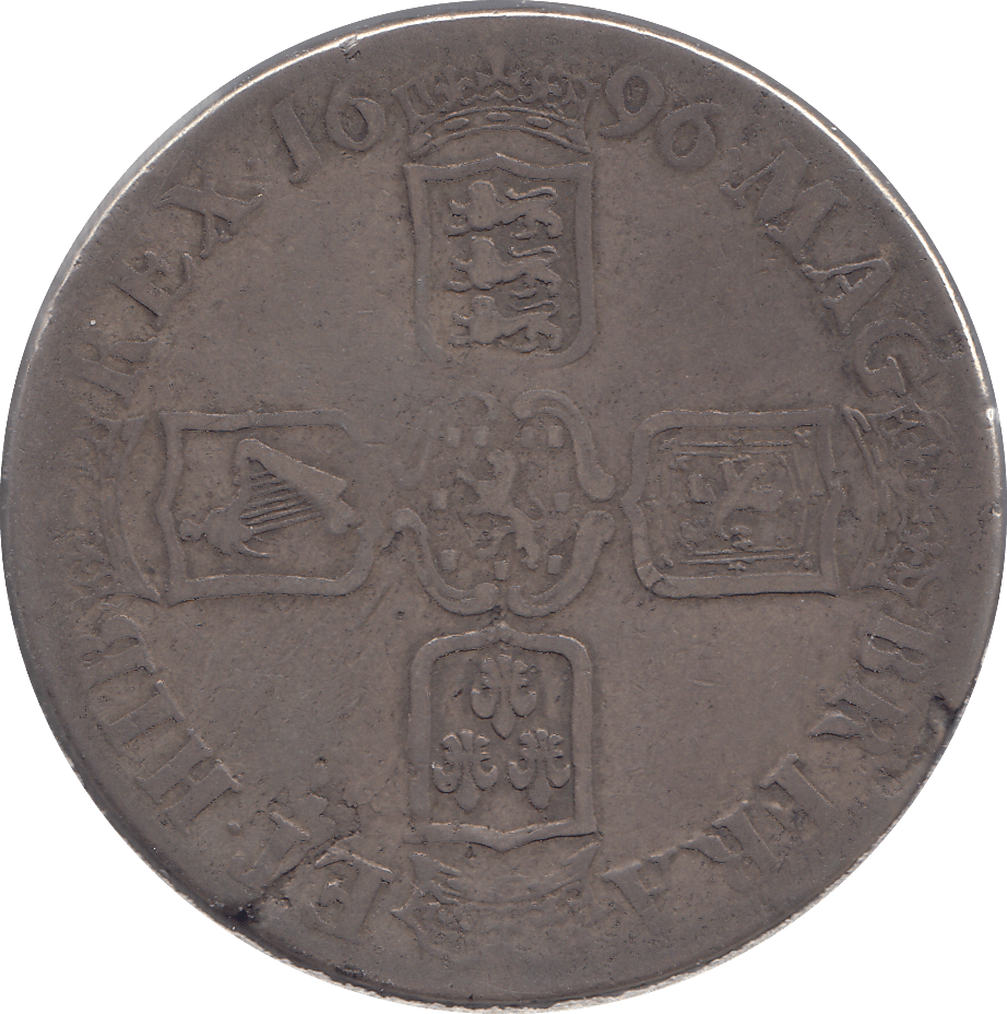 1696 CROWN ( GF ) - Crown - Cambridgeshire Coins