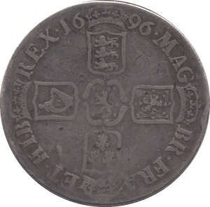 1696 CROWN ( GF ) OCTAVO - CROWN - Cambridgeshire Coins