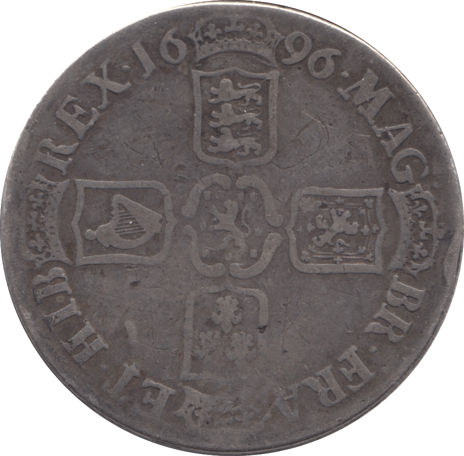 1696 CROWN ( GF ) OCTAVO - CROWN - Cambridgeshire Coins