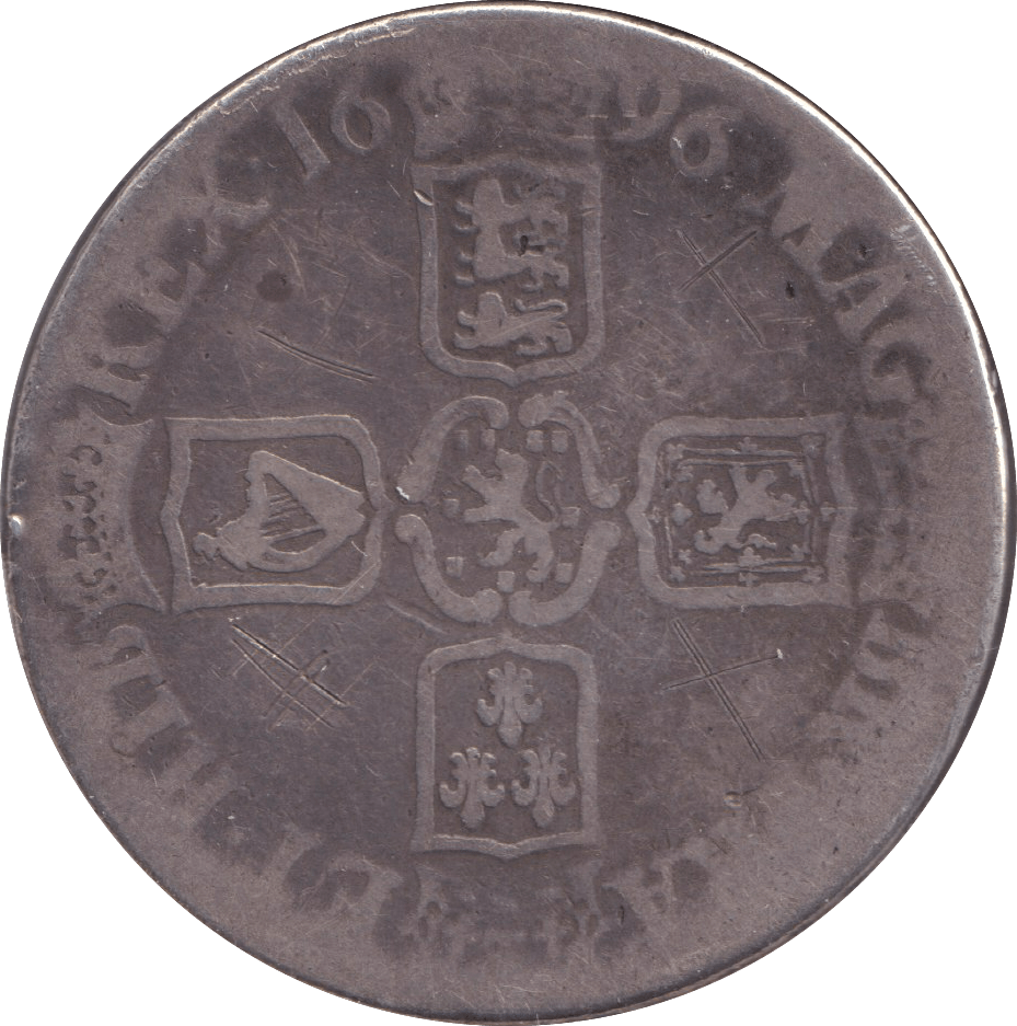 1696 CROWN ( NF ) - CROWN - Cambridgeshire Coins