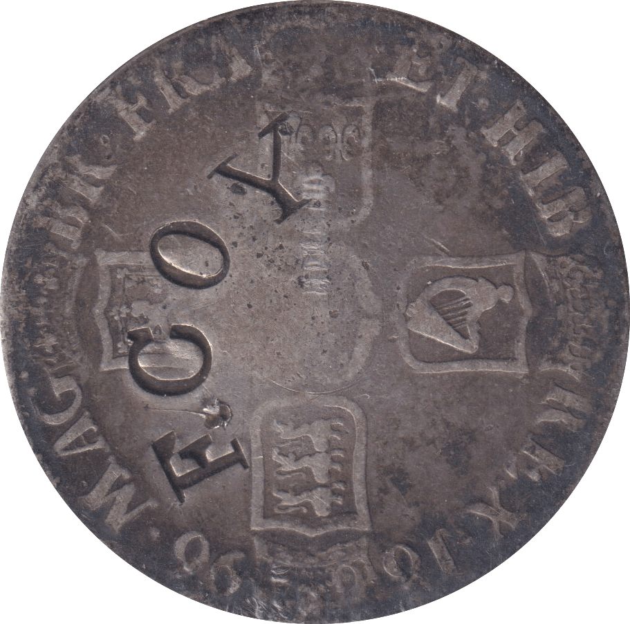 1696 CROWN ( NF ) - CROWN - Cambridgeshire Coins