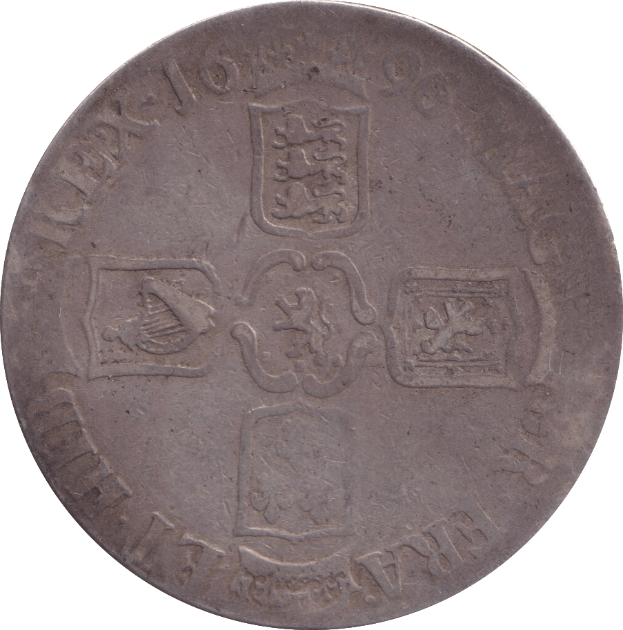 1696 CROWN ( NF ) - FLORIN - Cambridgeshire Coins