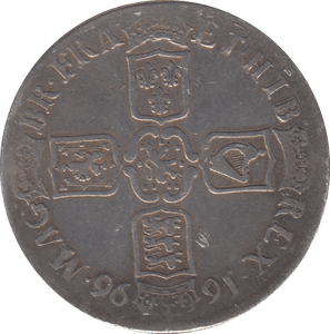 1696 DOUBLE FLORIN ( GF ) - WORLD COINS - Cambridgeshire Coins