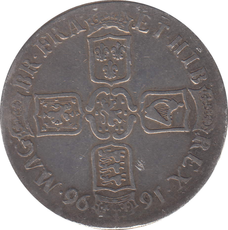 1696 DOUBLE FLORIN ( GF ) - WORLD COINS - Cambridgeshire Coins